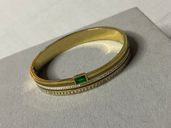 Anti-Tarnish Designer Openable Bracelet with American Diamonds | Premium Gold-Look Finish | Skin-Friendly | Stylish