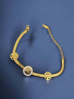 Elegant Anti-Tarnish Bracelet with Sparkling American Diamonds